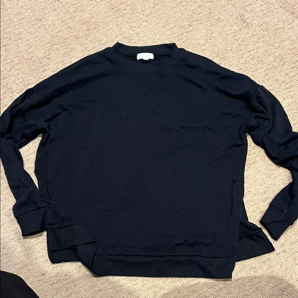 Coliseum Woman’s Black Sweater